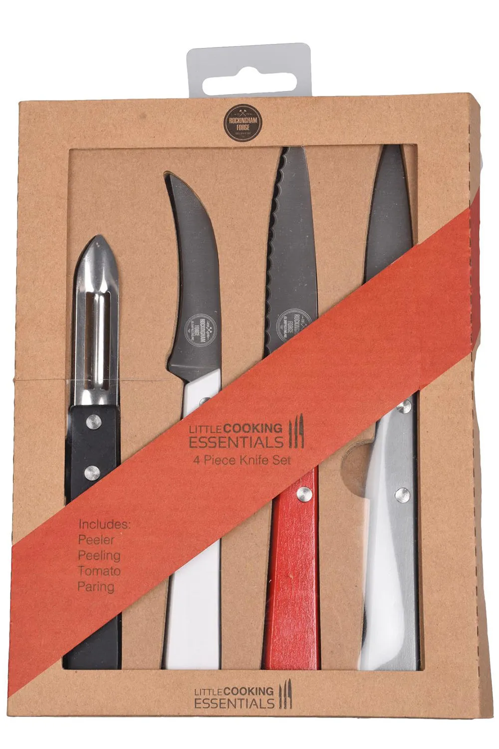 10 Pack Stainless Steel Knife Set with Beechwood Handles