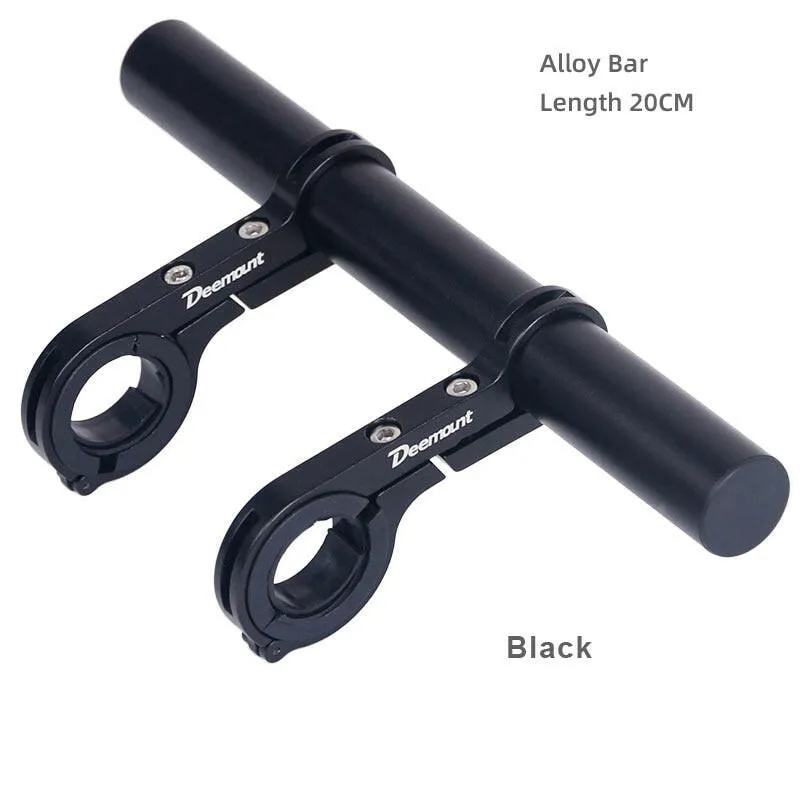 10/20/25/30cm Bicycle Handlebar Extended Bracket Bike Headlight Mount Bar Computer Holder Lamp Support Rack Alloy Fiber Stand