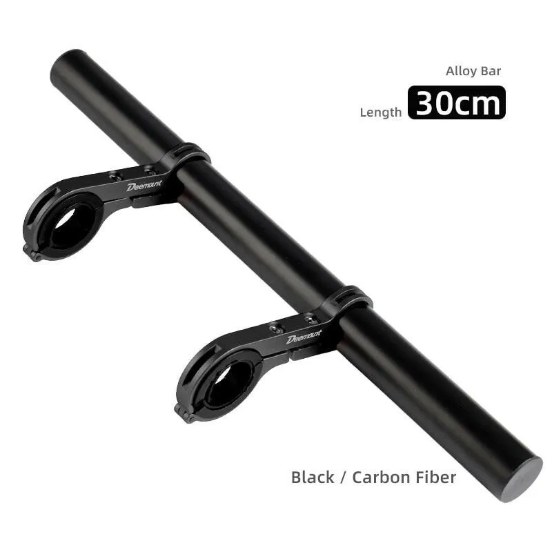 10/20/25/30cm Bicycle Handlebar Extended Bracket Bike Headlight Mount Bar Computer Holder Lamp Support Rack Alloy Fiber Stand