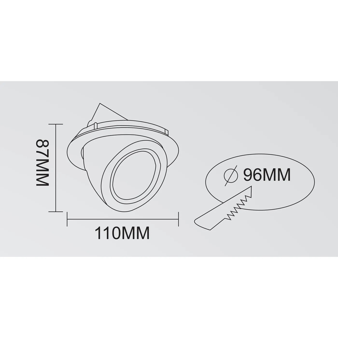 2206- 15w Cob Zoom