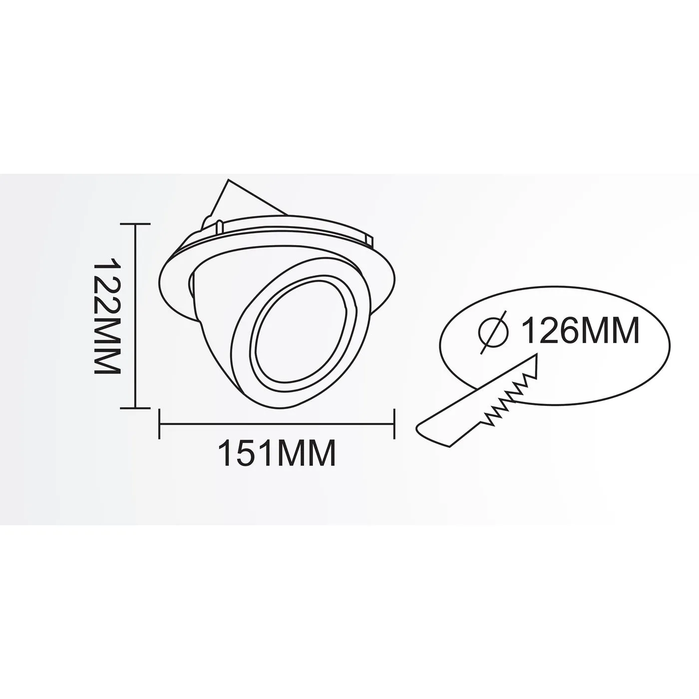 3208- 25w Cob Zoom