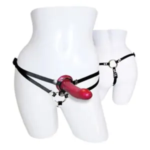 6-inch Sportsheets Double Penetration Strap-on Harness with Dildo