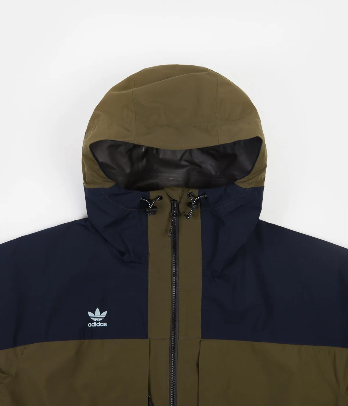 Adidas Gore Jacket - Legend Ink / Trace Olive / Ice Blue