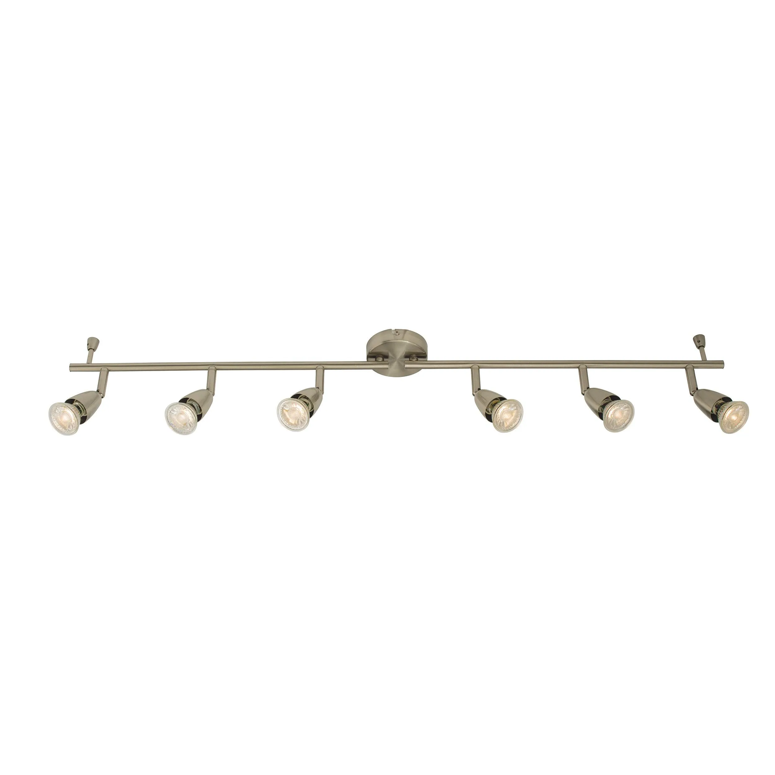 Amalfi 6 Light NIckel Bar Spotlight 35W