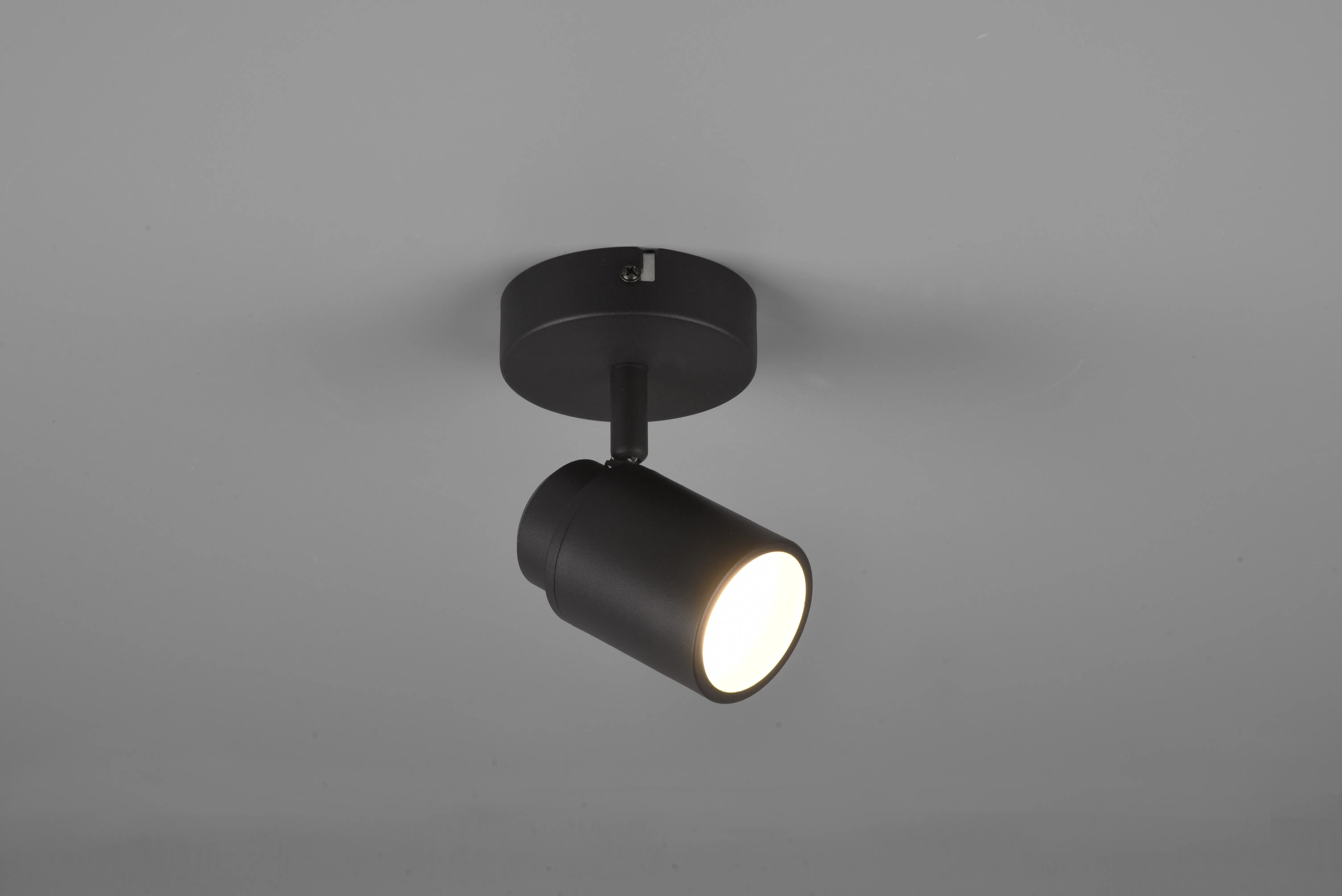 Angelo Wall/Ceiling Spotlight - Chrome/Black