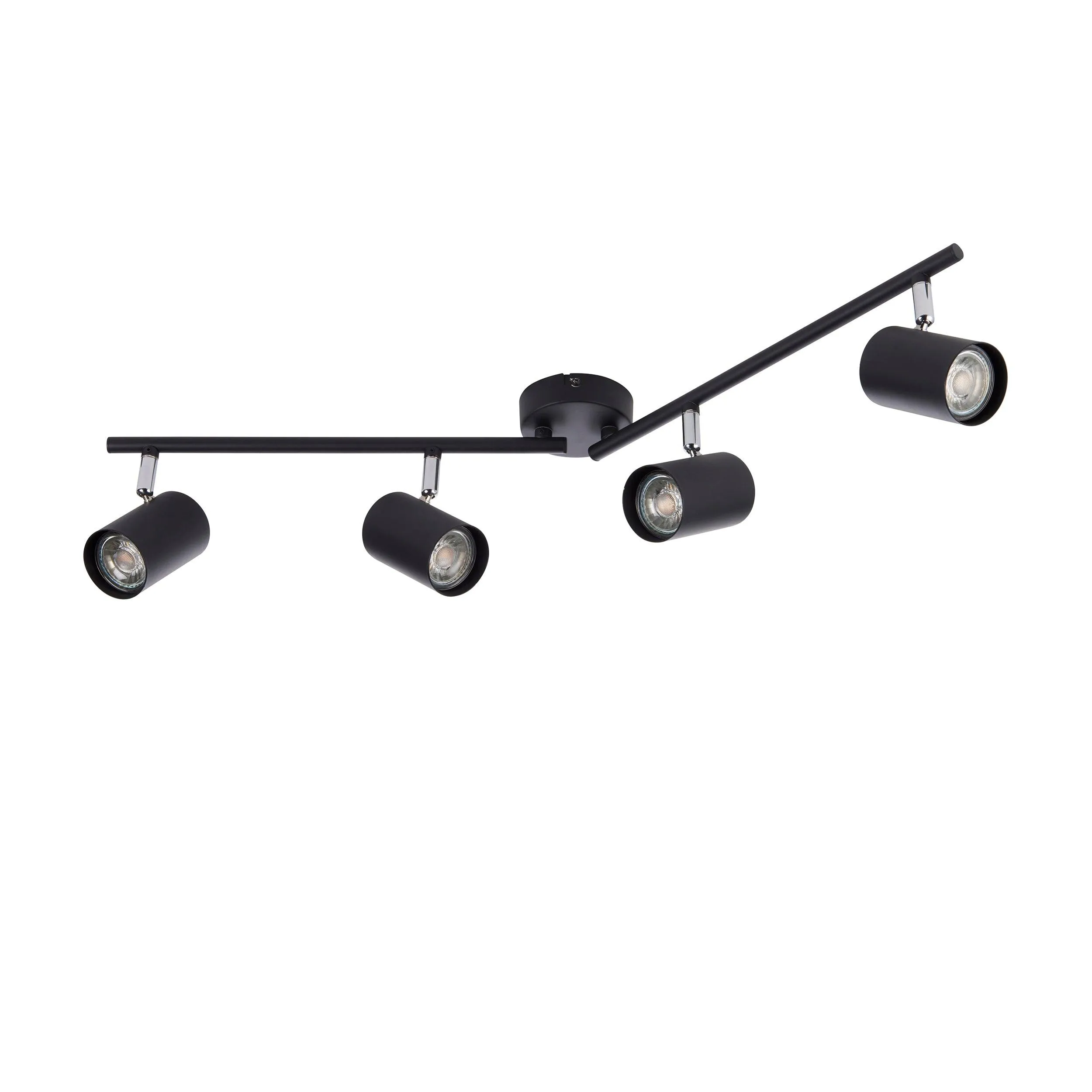 Arezzo 4 Light Black Bar Spotlight 35W