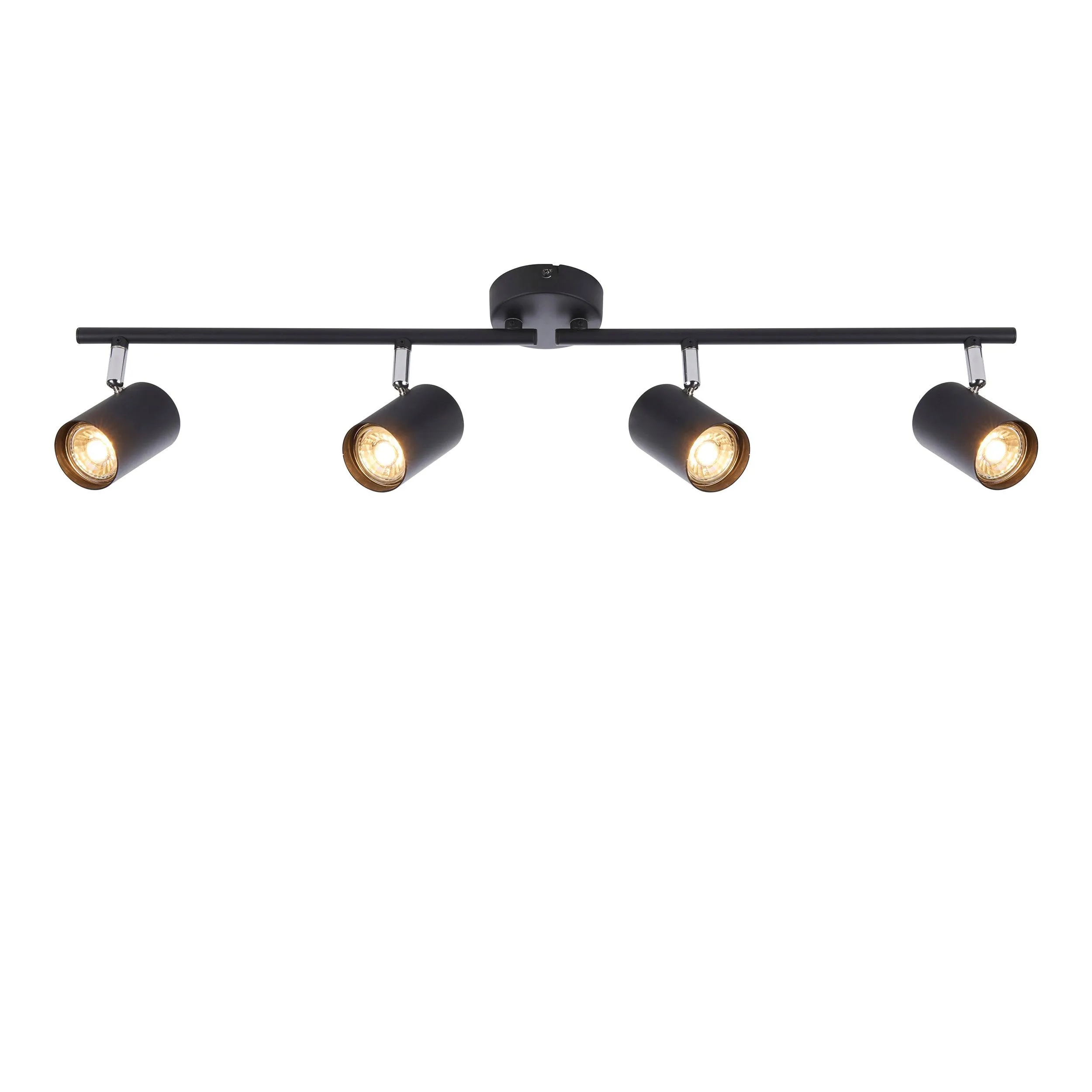 Arezzo 4 Light Black Bar Spotlight 35W