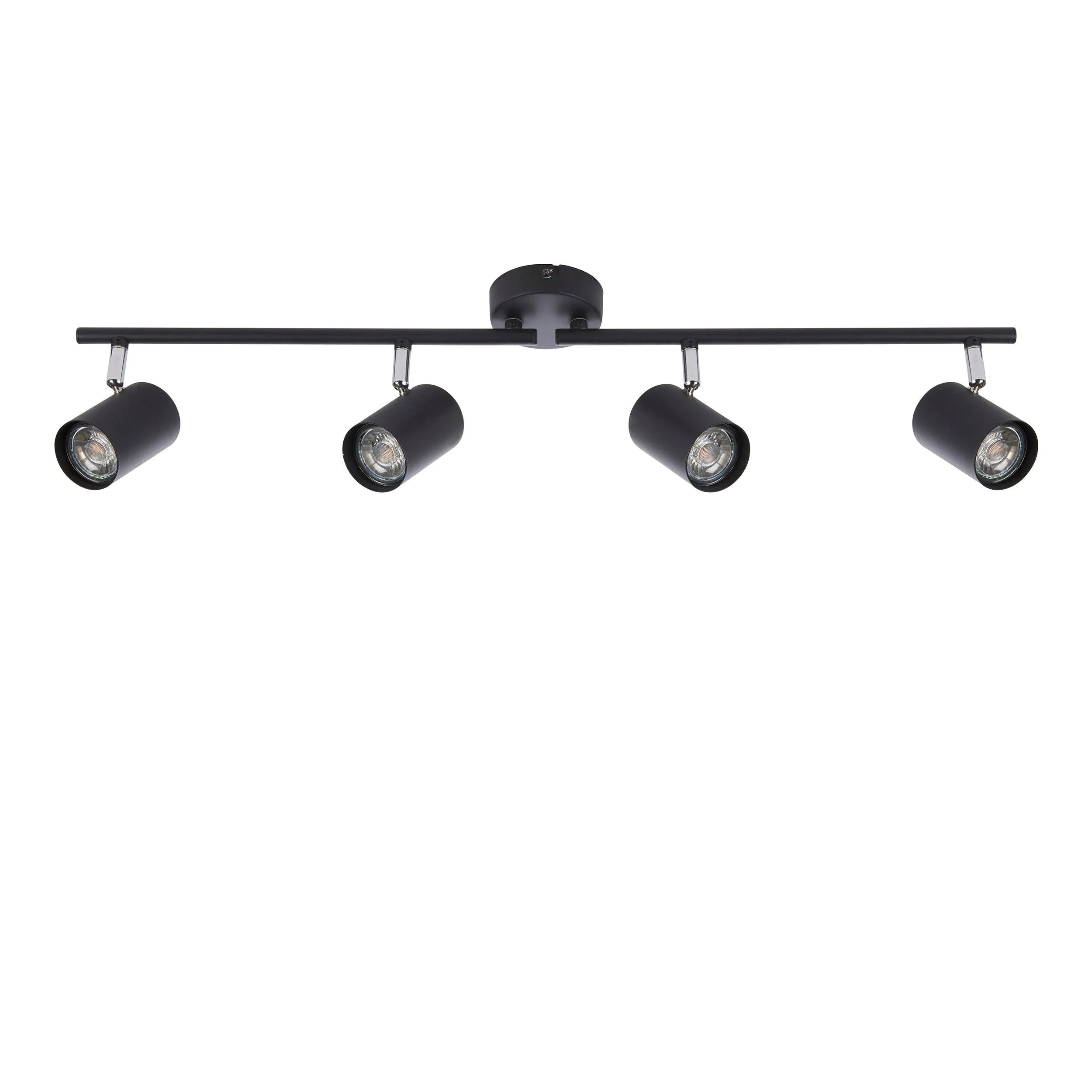 Arezzo 4 Light Black Bar Spotlight 35W