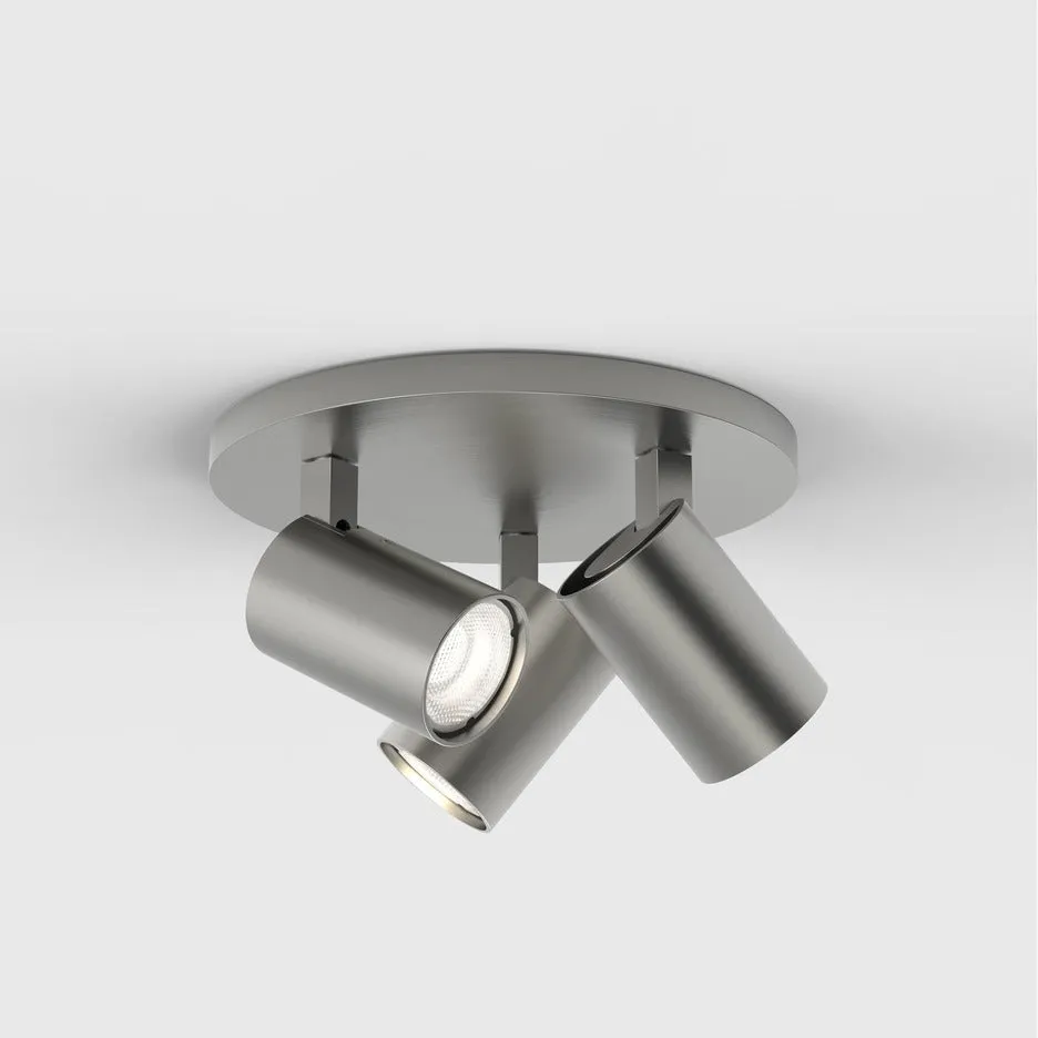 Ascoli Triple Round Plate Spotlight - Various Finishes