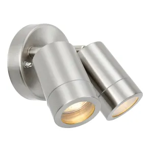 Atlantis Outdoor Twin Silver Spotlight IP65 7W