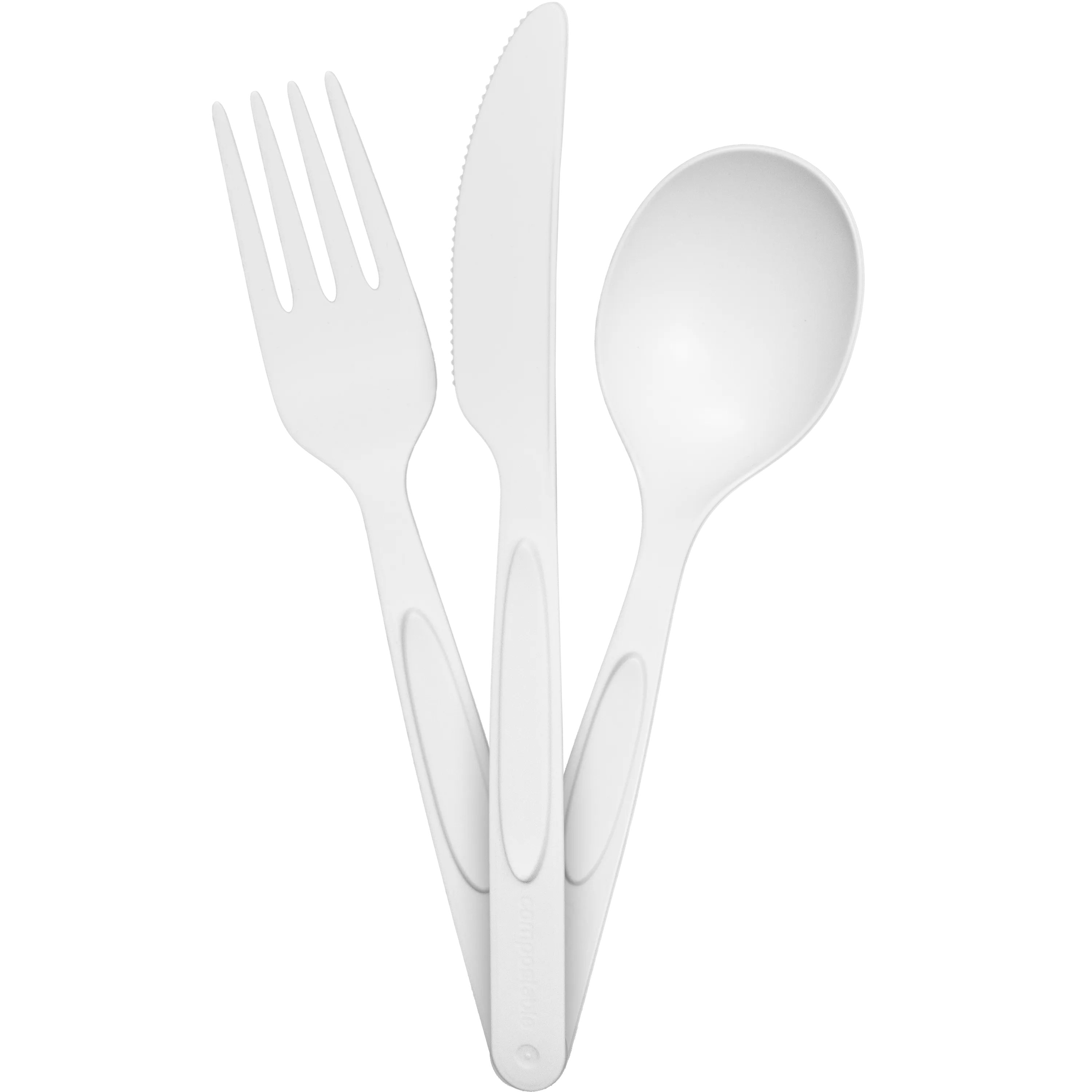 beyondGREEN Plant-Based Disposable Cutlery Utensils – 70 Spoons, 70 Forks, 70 Knives (210 total) - Unwrapped