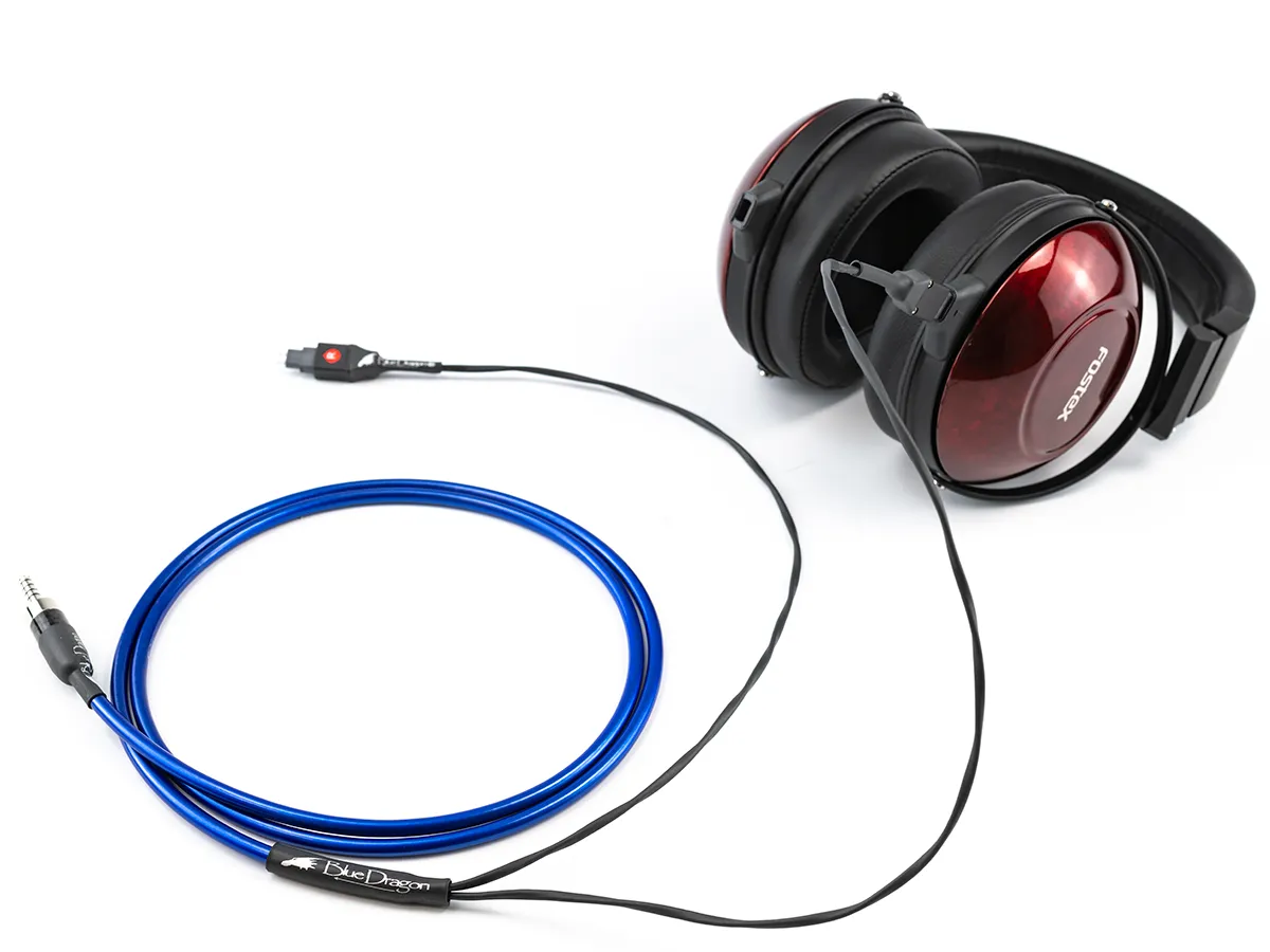 Blue Dragon Premium Cable for Fostex Headphones