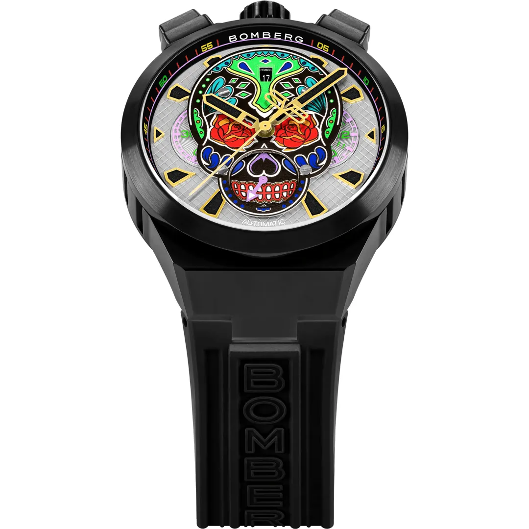 Bomberg Men's Bolt-68 Neo Calaveras Multicolour Watch BF44CHAPBA.04-5.12