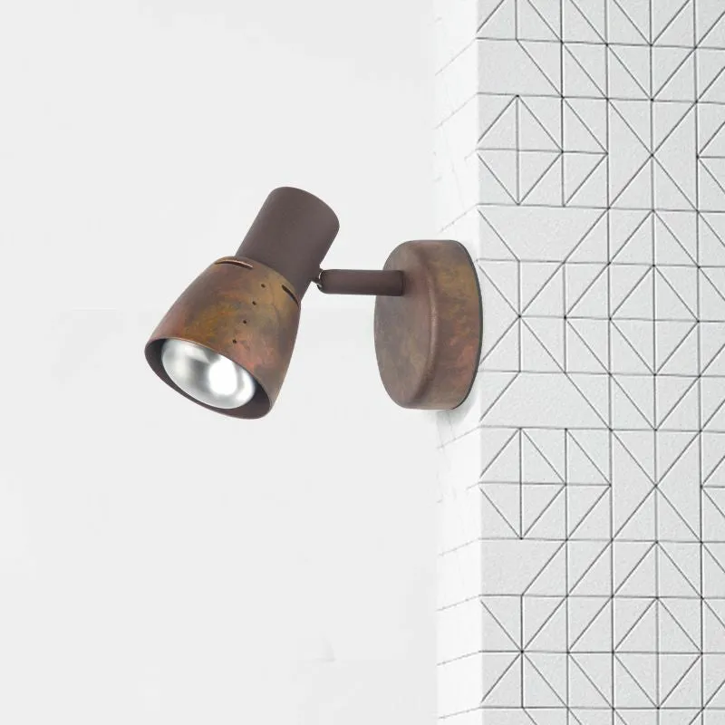 Brilliant 1 Light 40W Lava Wall Spotlight - Old Copper | 39510/56