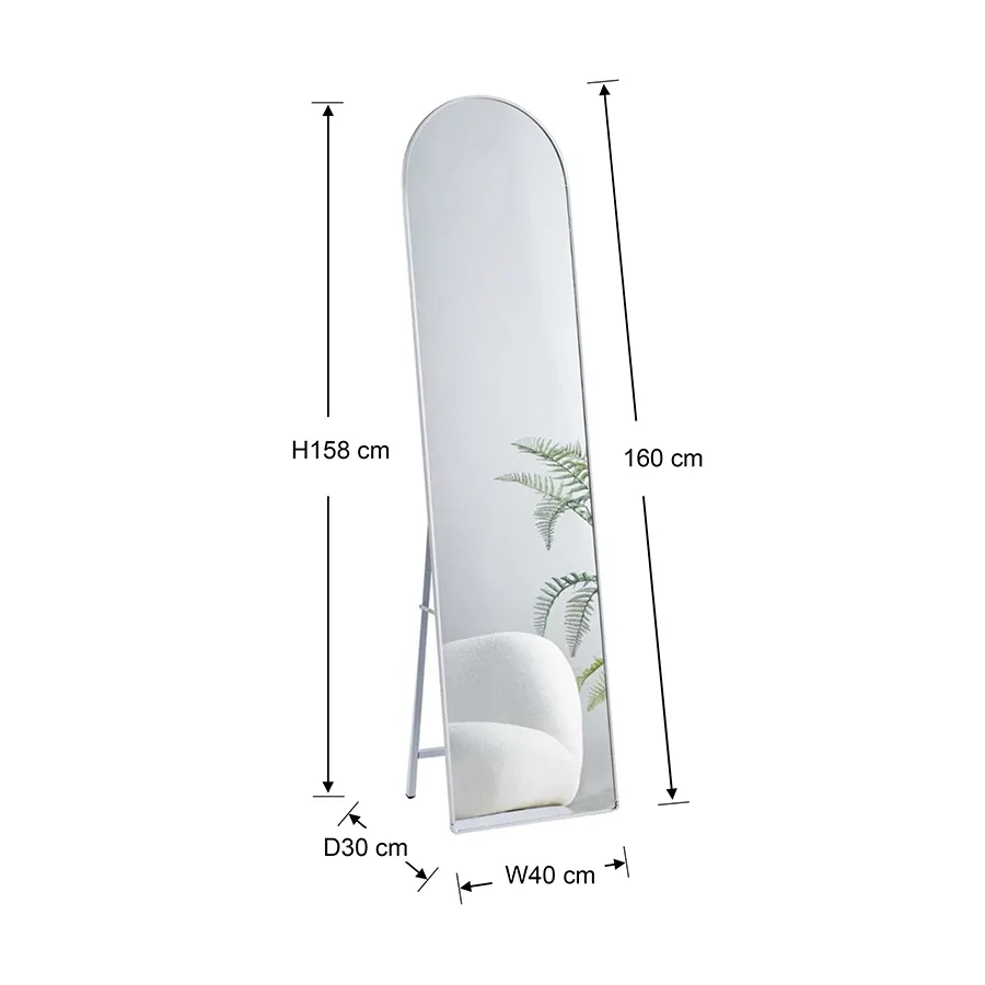 Adjustable Full-Length Camilo Standing Mirror for Home or Bedroom Decor