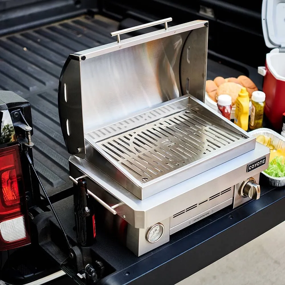 Coyote 25-inch Stainless Steel Portable LP Gas Grill C1PORTLP