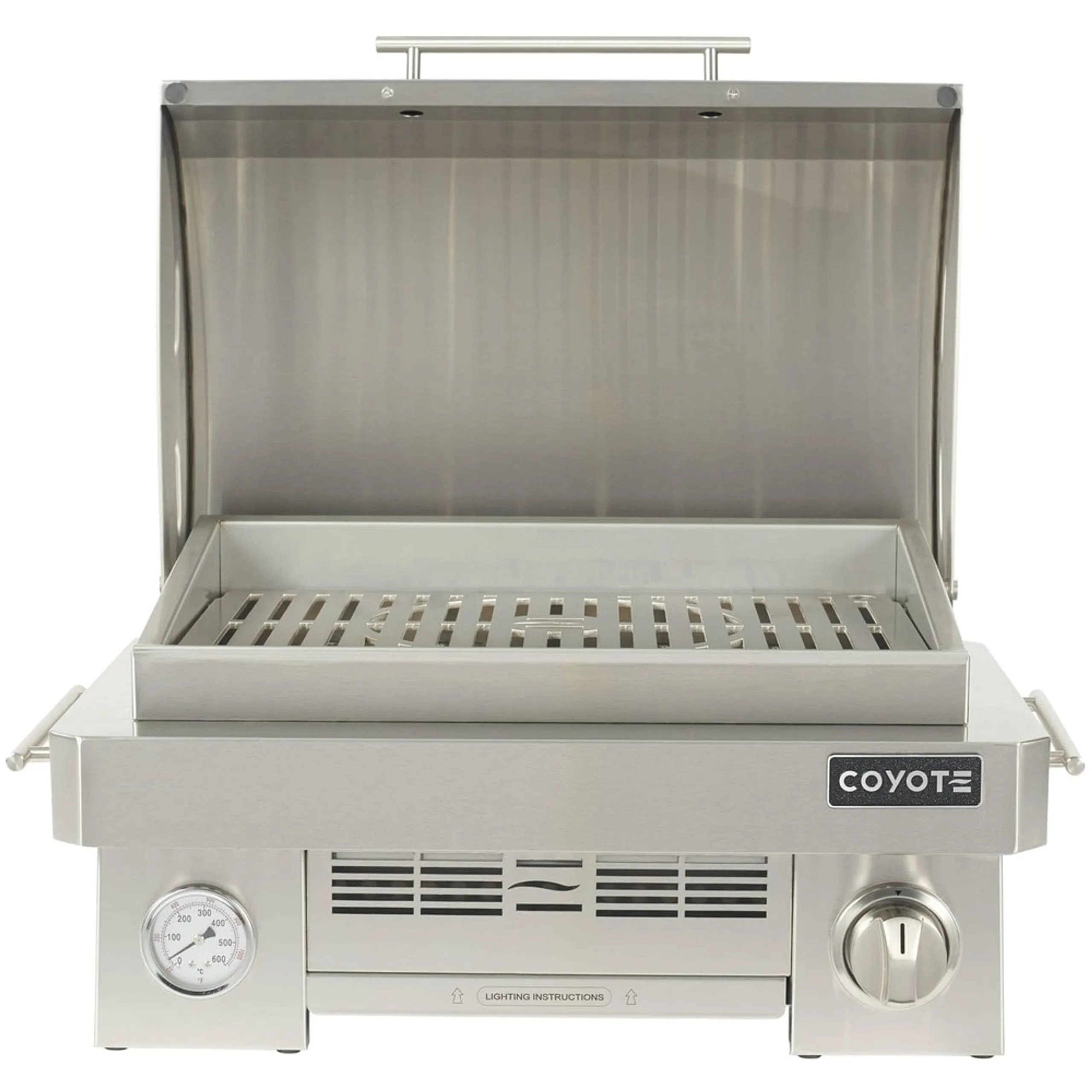 Coyote 25-inch Stainless Steel Portable LP Gas Grill C1PORTLP