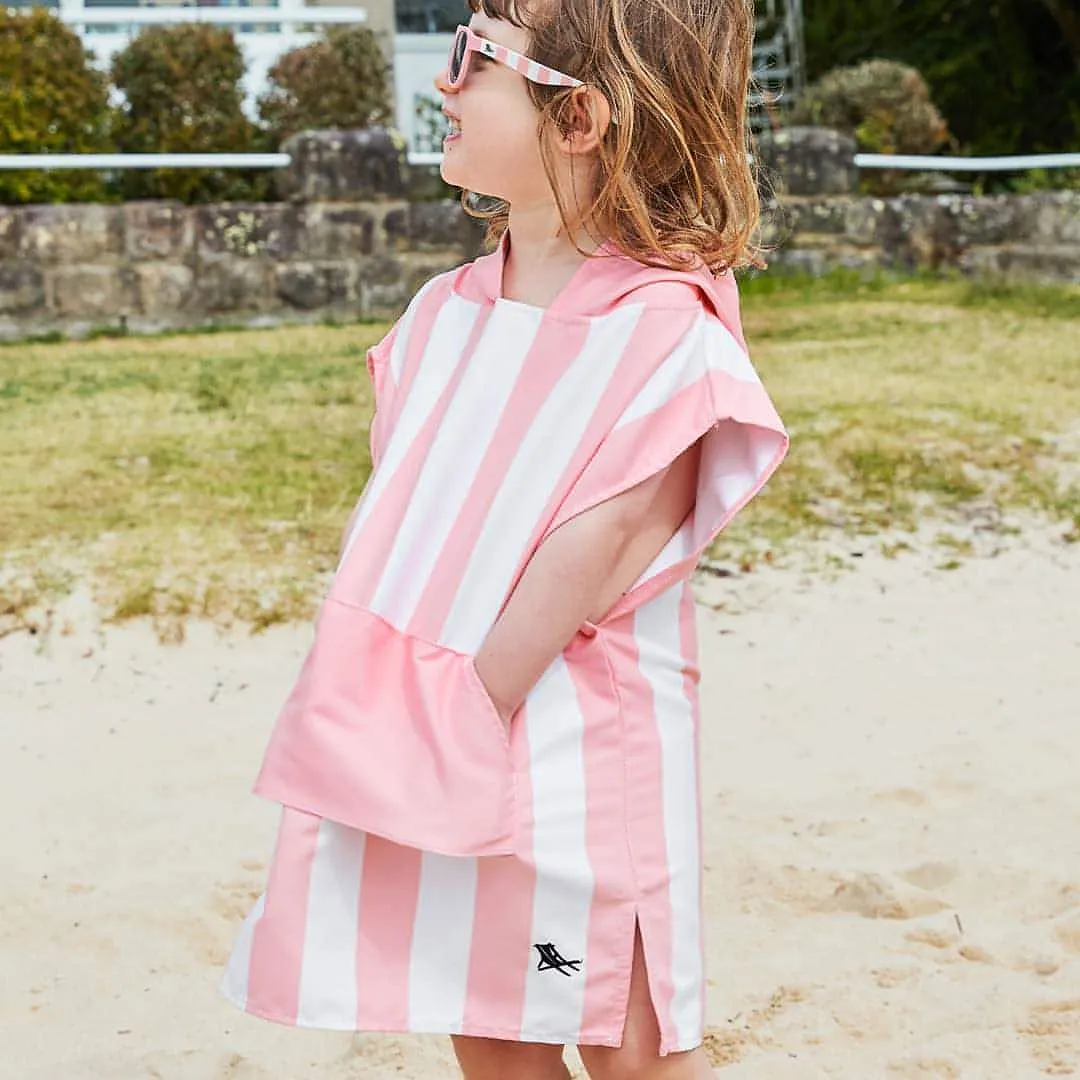 Dock & Bay Kid's Beach Poncho - Malibu Pink