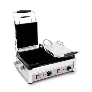 Eurodib SFE02360 10" Double Smooth Sandwich Grill – 240V