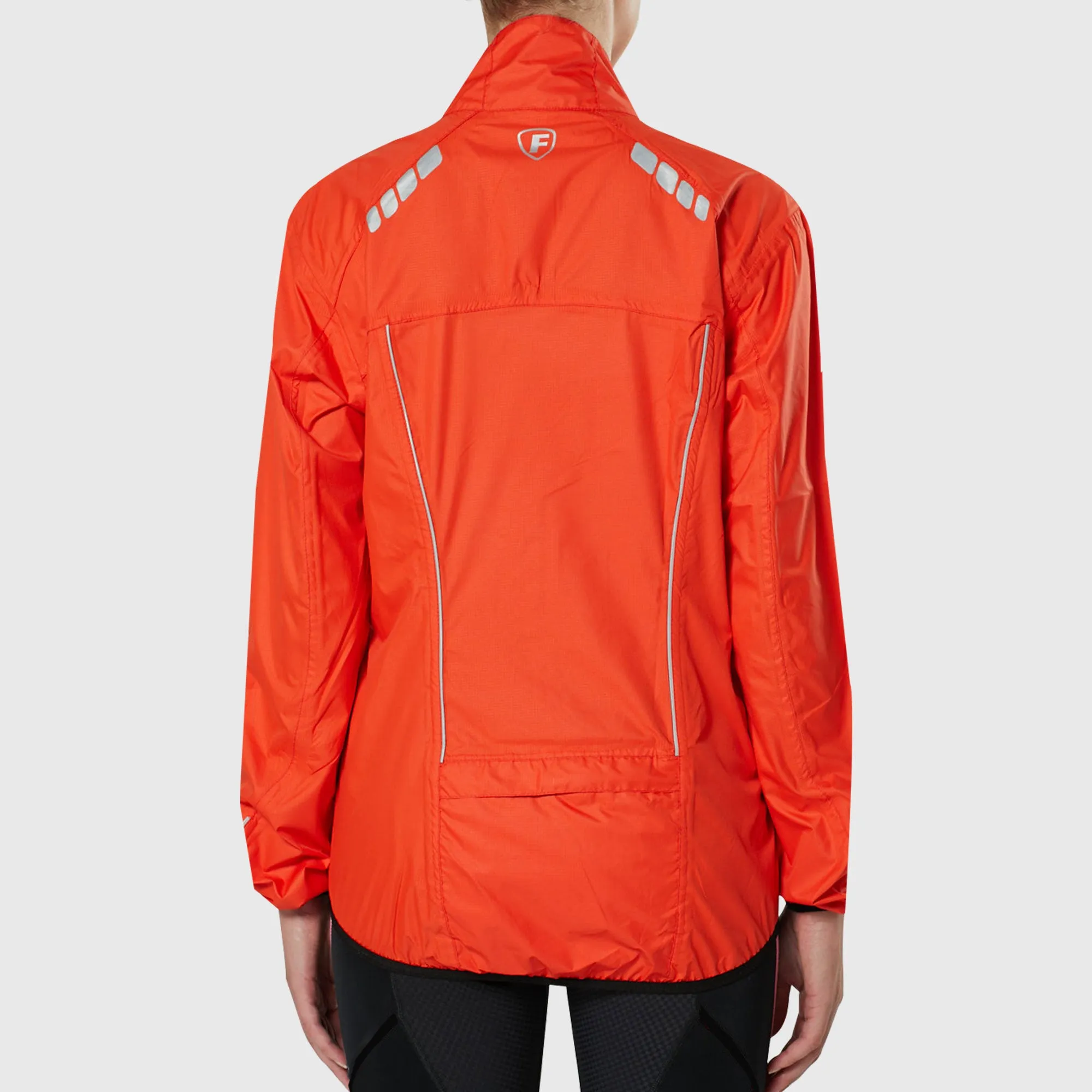 Fdx J20 Red Women's & Girl's Windproof & Waterproof Cycling Jacket