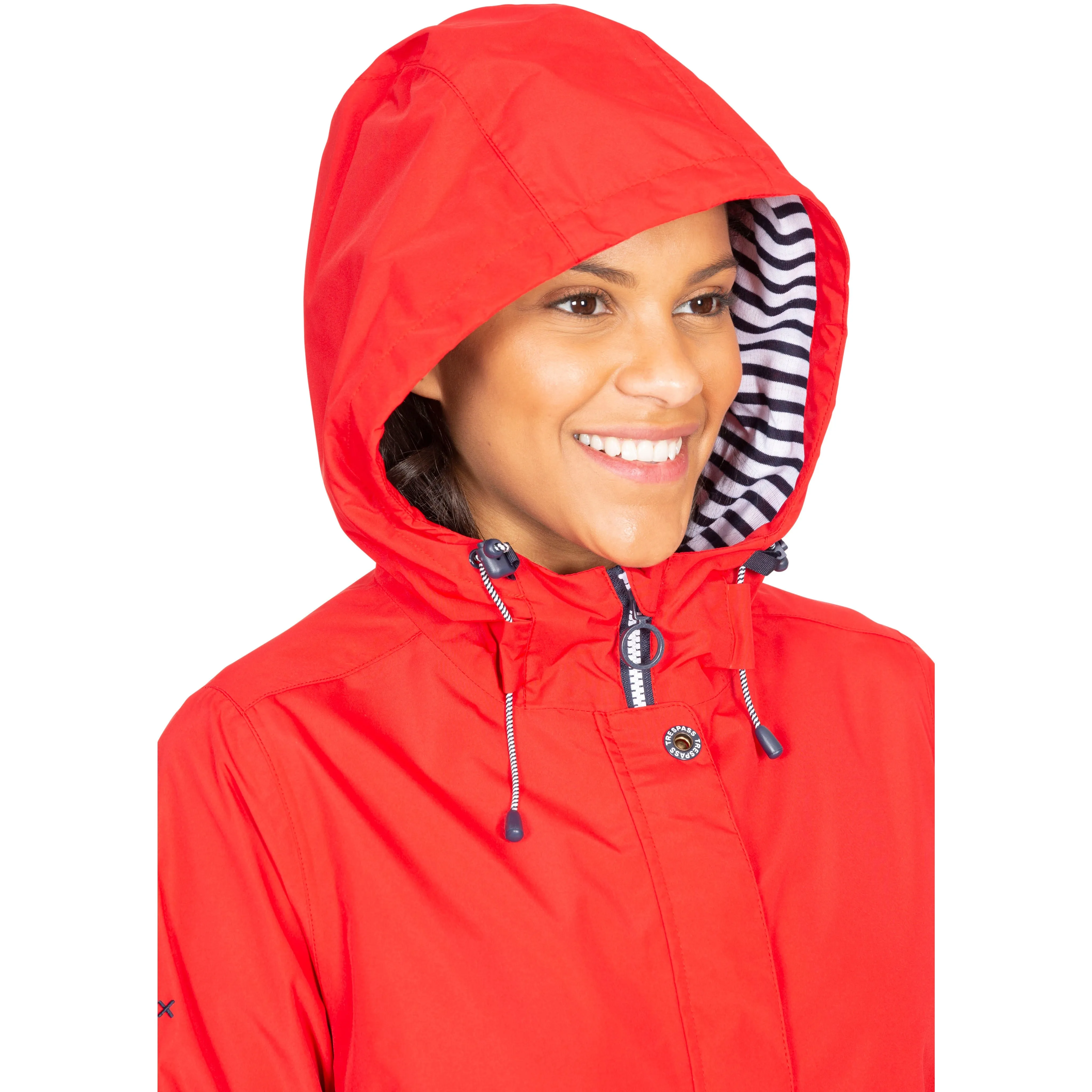 Flourish Womens Unpadded Waterproof Jacket in Hibiscus Red