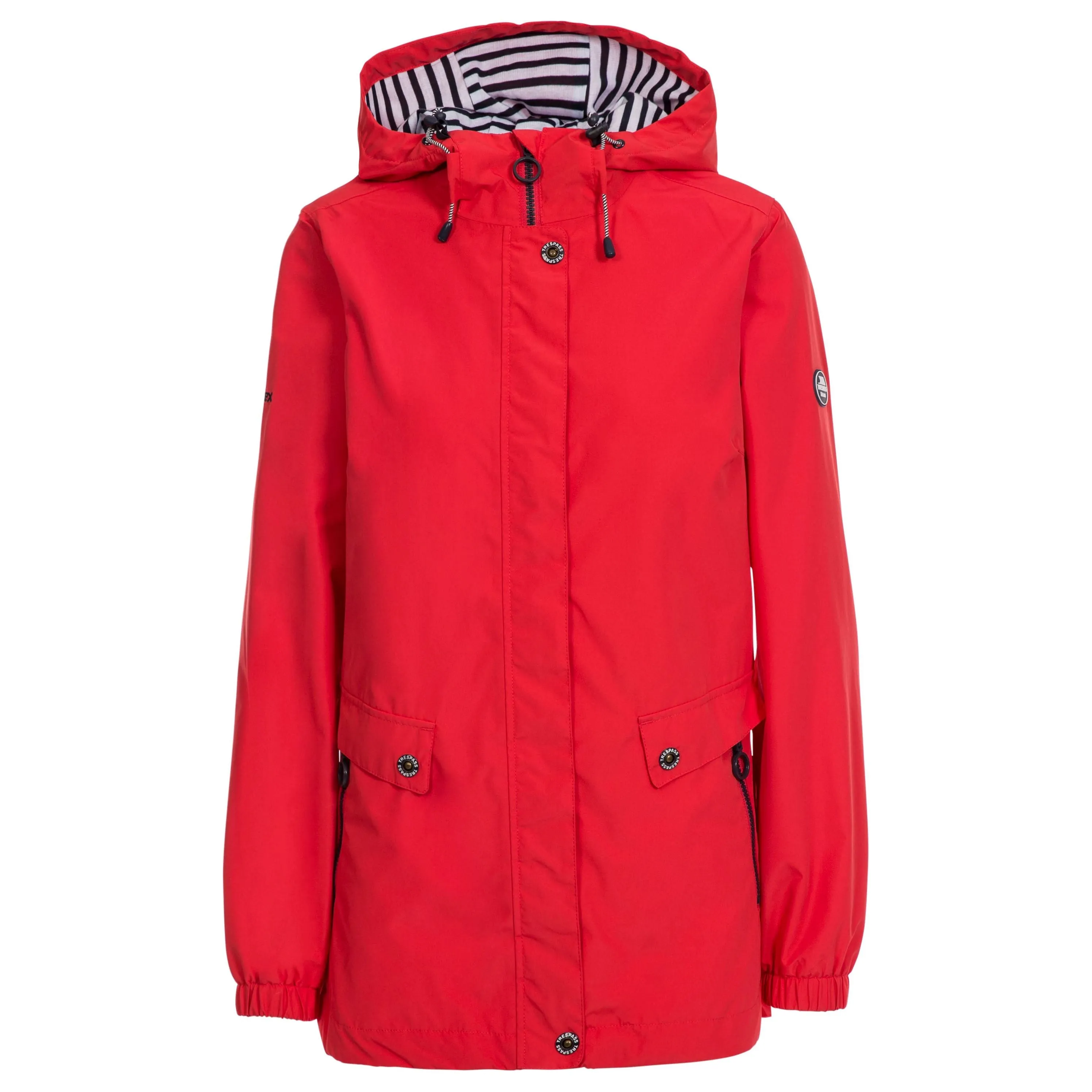 Flourish Womens Unpadded Waterproof Jacket in Hibiscus Red