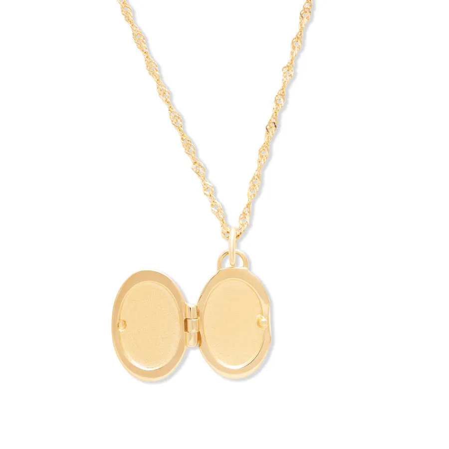 Glimmer Petite 14K Gold Vermeil Necklace