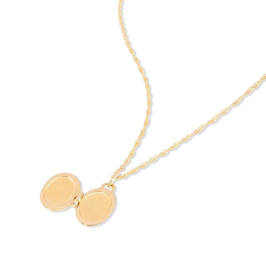 Glimmer Petite 14K Gold Vermeil Necklace