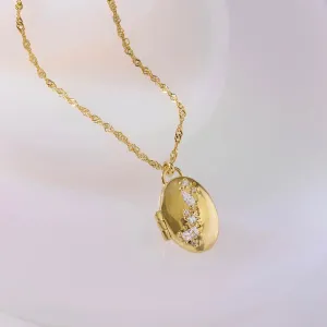 Glimmer Petite 14K Gold Vermeil Necklace