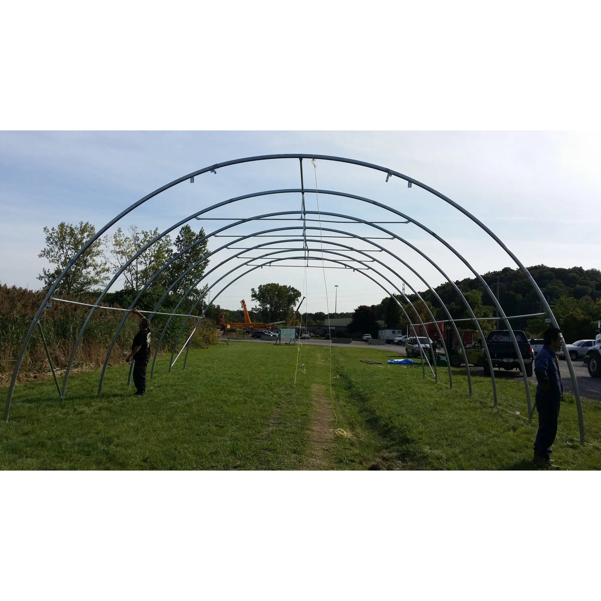 Gold Mountain Single Truss Arch Storage Shelter W30'xL40'xH15' SS000132