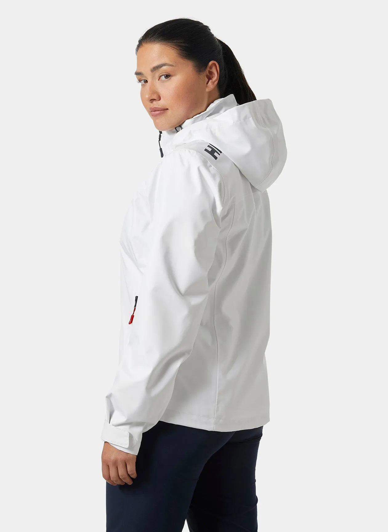 Helly Hansen Women's Hooded Custom Crew Jackets, White