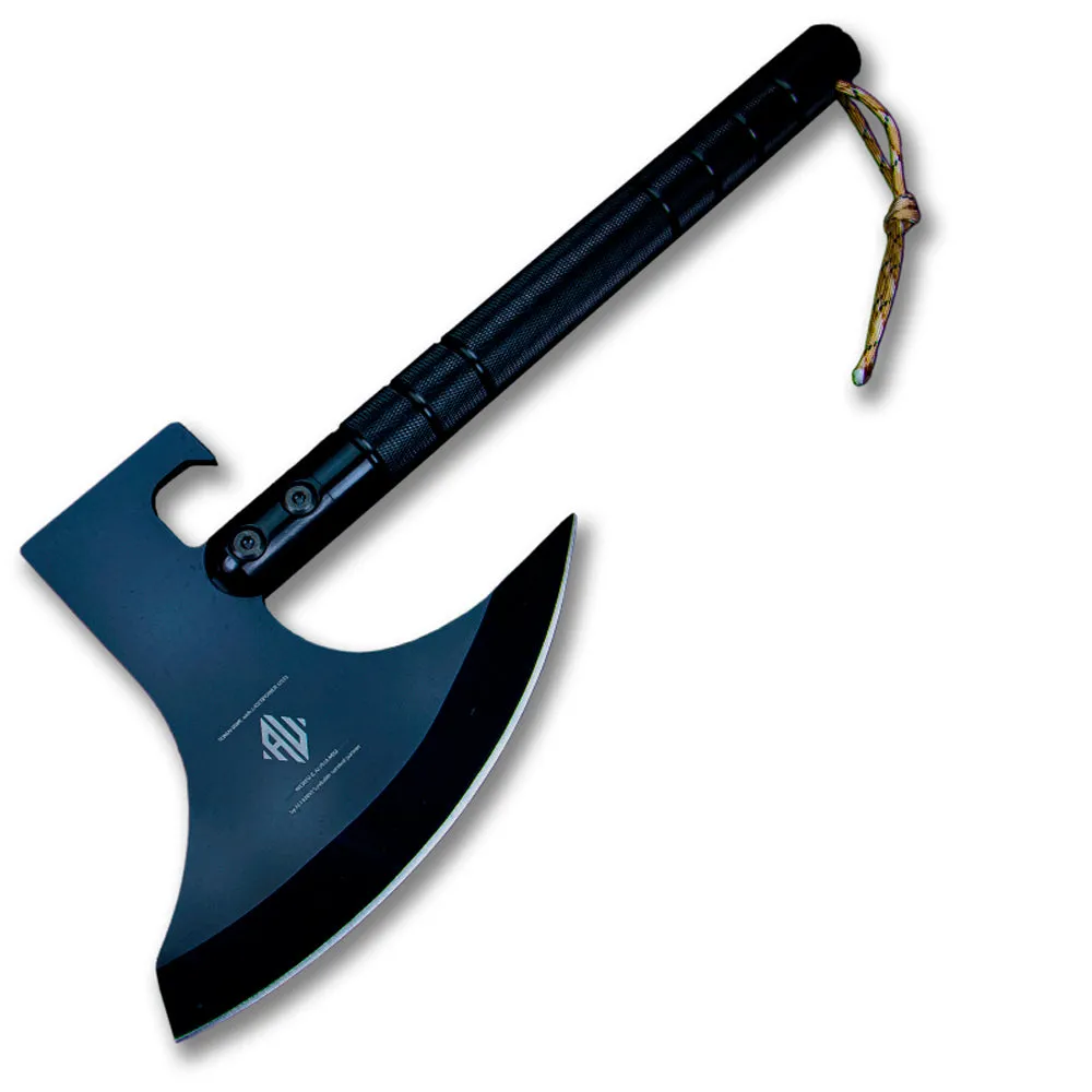 HERCULES Portable Stainless Steel Tomahawk for Outdoor Hiking, Backpacking, Emergency, Hunting