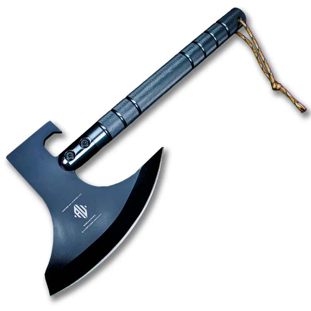 HERCULES Portable Stainless Steel Tomahawk for Outdoor Hiking, Backpacking, Emergency, Hunting