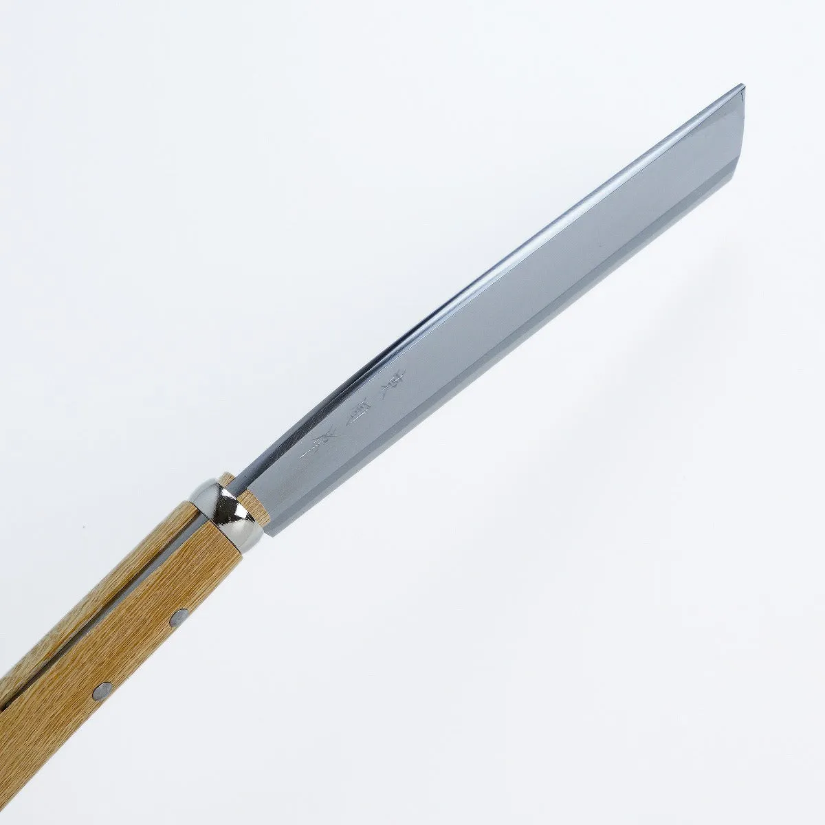 HONMAMON "AZUMASYUSAKU" Top Level Polished Japanese Hatchet / Machete Aogami Steel, 120mm~240mm Double edge (NATA)