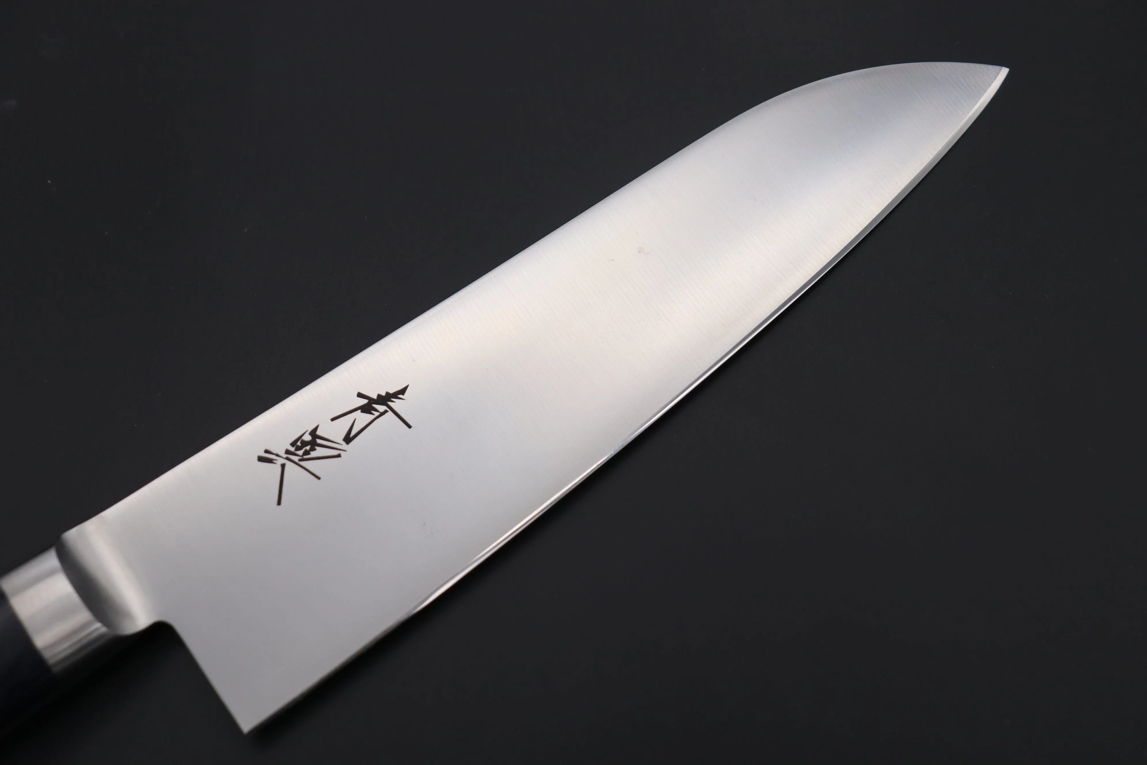 JCK Natures Blue Clouds AUS-8 Basic Series BCAP-3 Santoku 180mm (7 inch, Royal Blue-Purple Pakka Wood Handle)