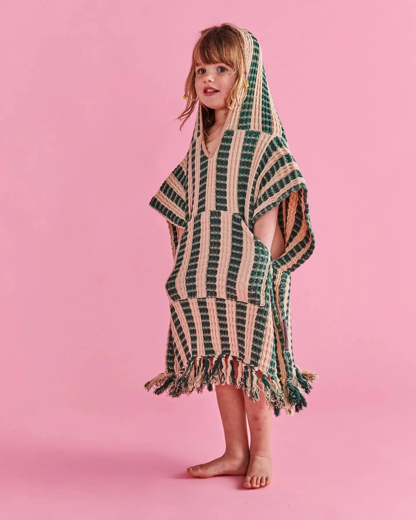 Kip & Co Folklore Kids Waffle Poncho