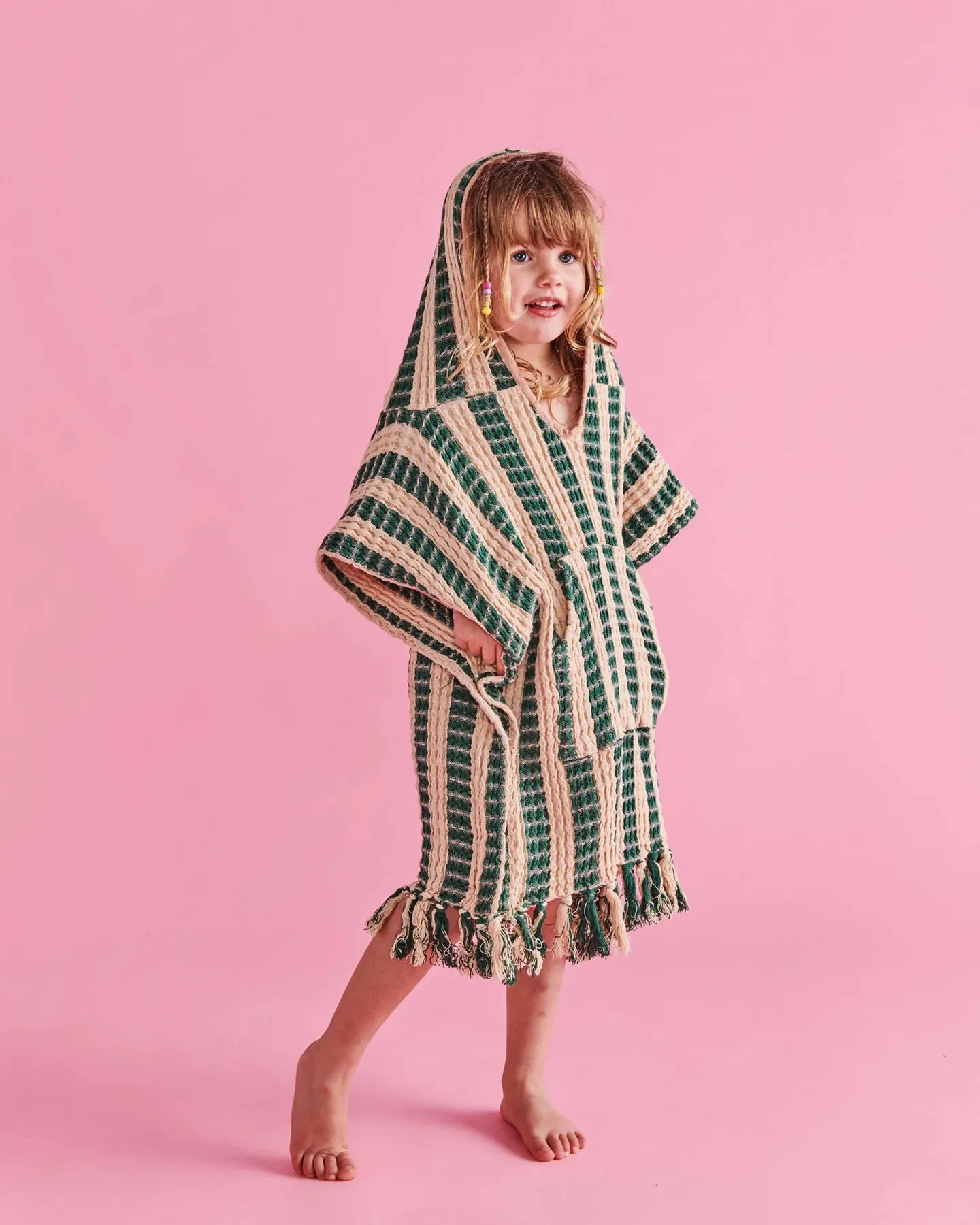 Kip & Co Folklore Kids Waffle Poncho