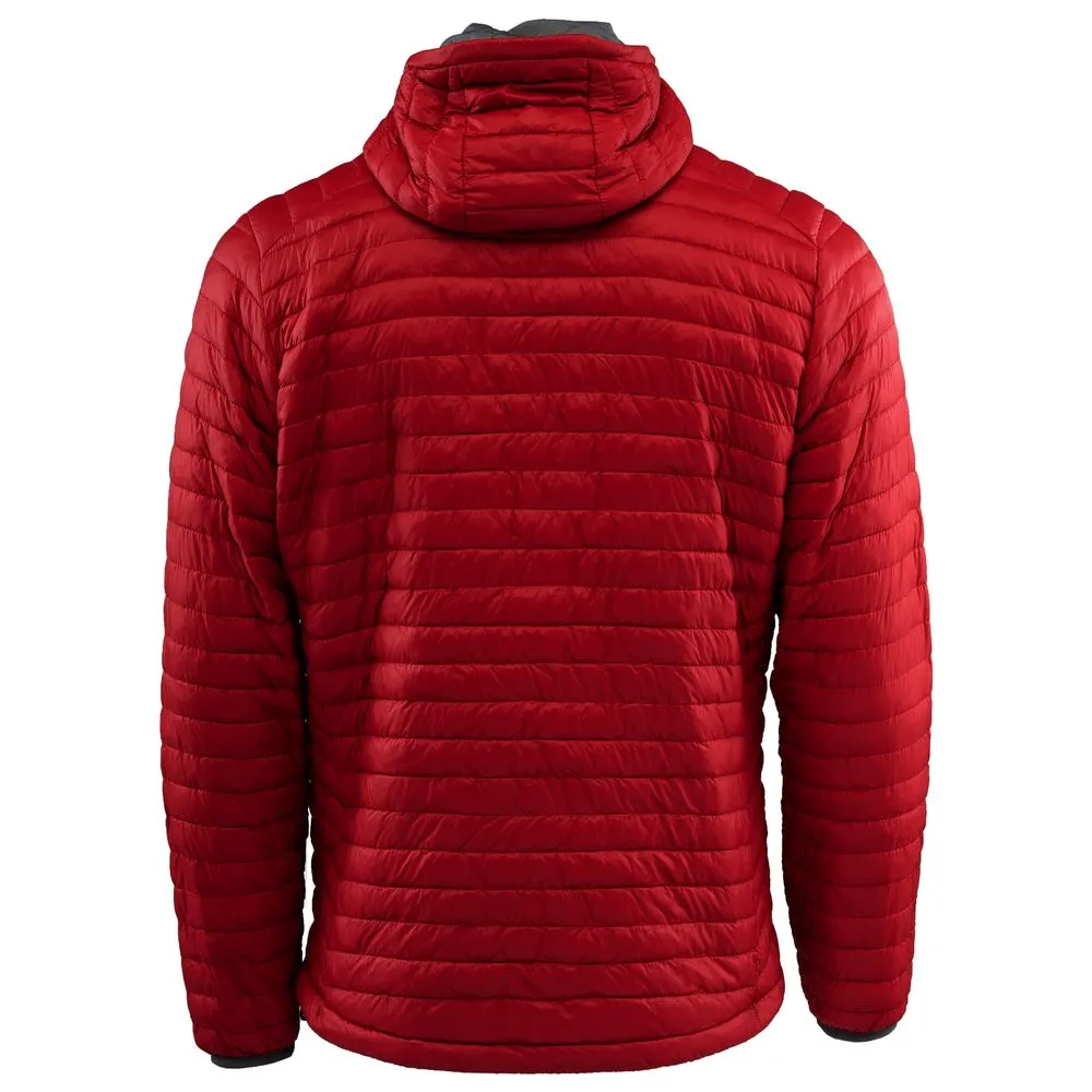 Mens Merino Wool Insulated Jacket (Red/Smoke)