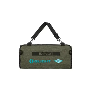 Olight Exploit Versatile Multifunctional Tool Roll Bag in OD Green - Durable, Portable, and Organized Storage Solution for Tools and Accessories