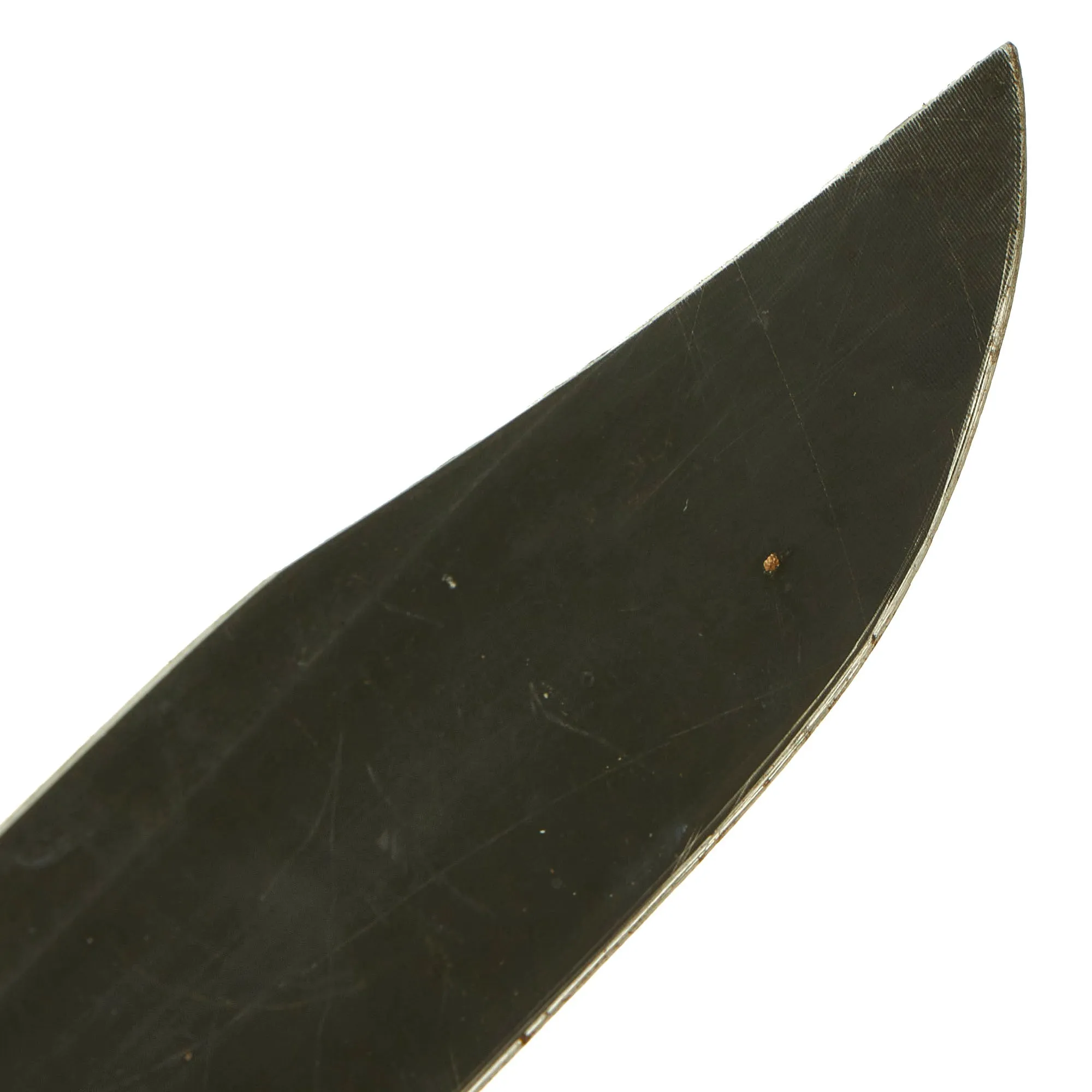 Original U.S. WWII Mark I US Navy General Purpose Deck Knife by Colonial Knife Co With Correct USN Marked Leather Sheath