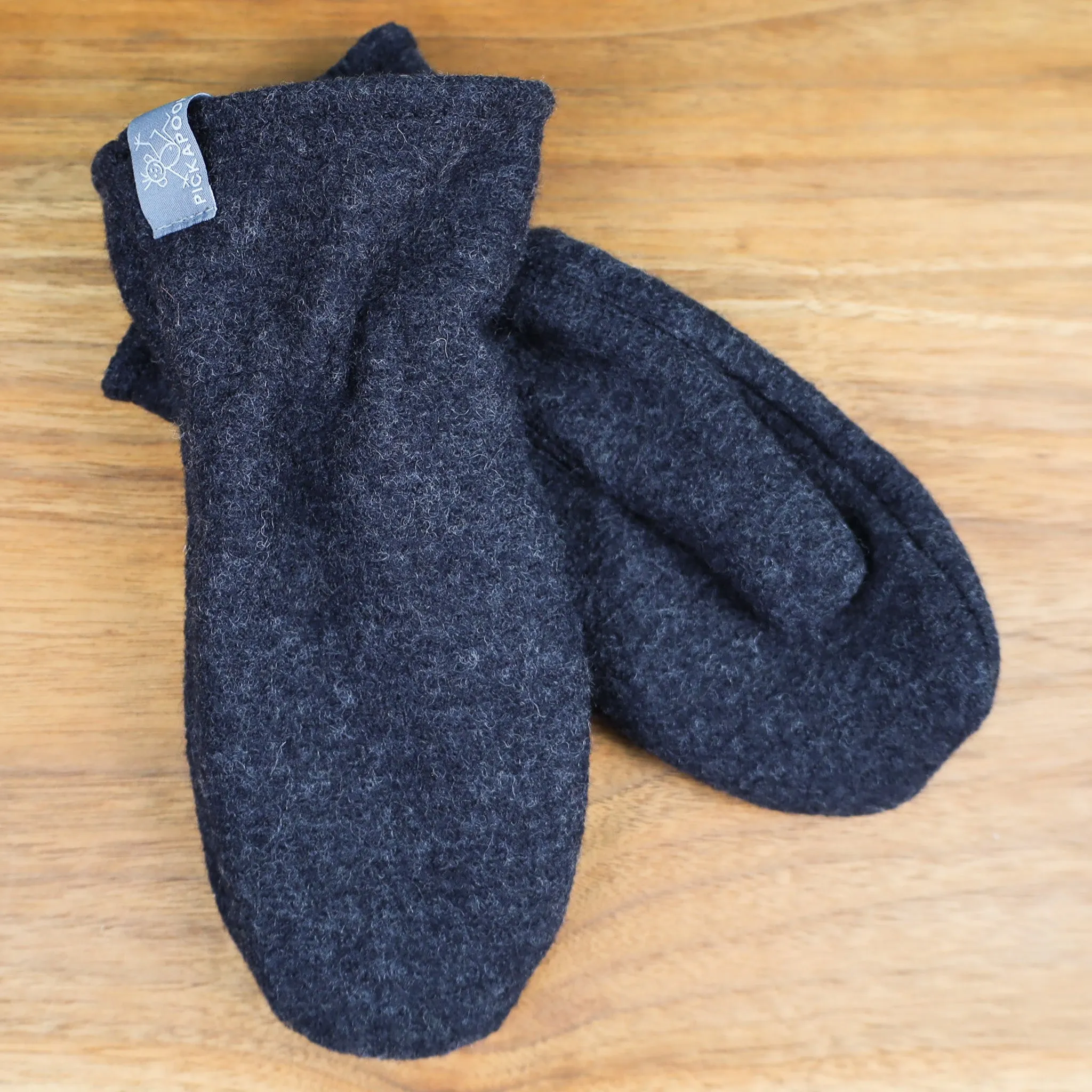 Pickapooh Child Mitt, Merino Boiled Wool with wool/silk lining