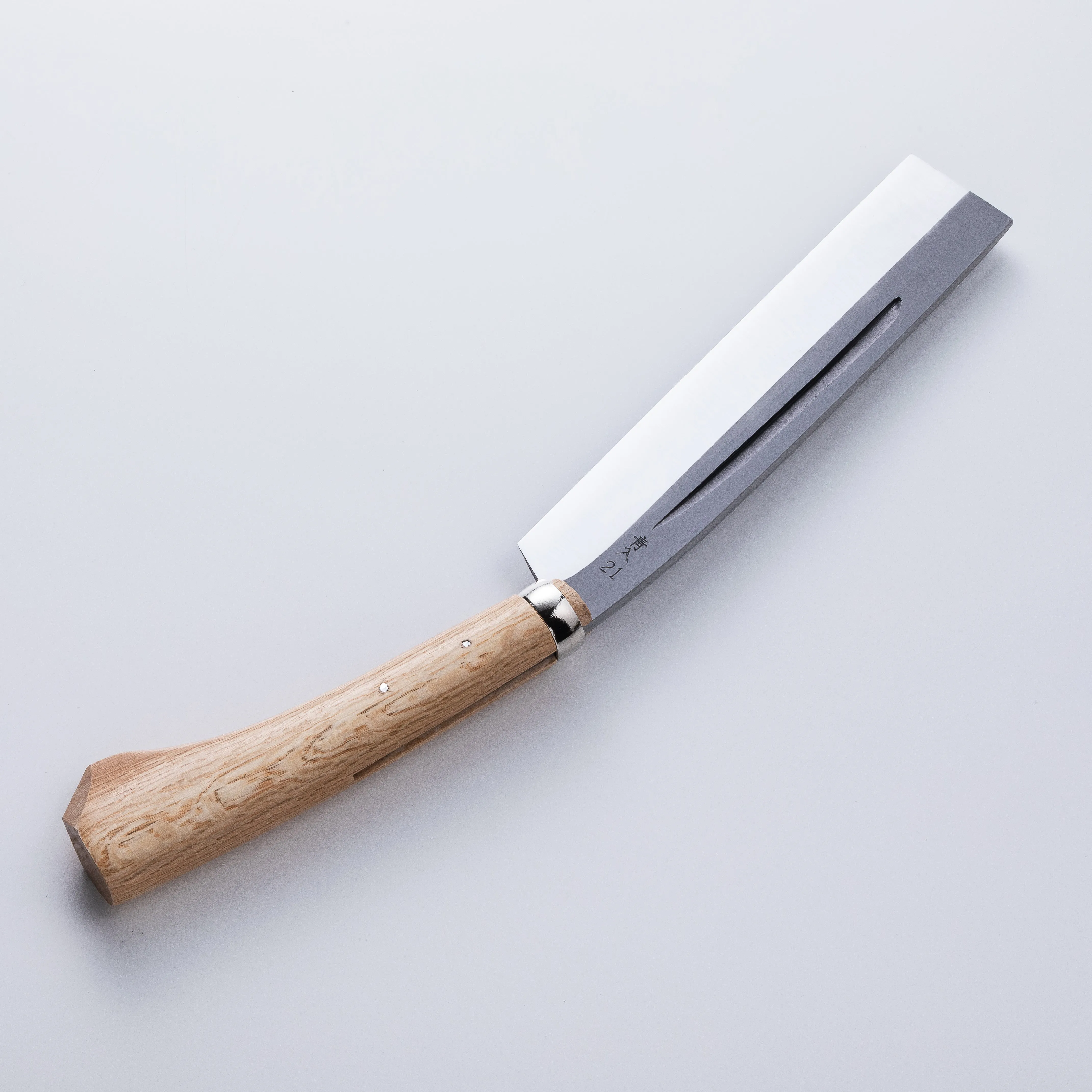 "AZUMASYUSAKU" Top Level Polished Japanese Hatchet / Machete Aogami Steel, Single edge Right Hander 120mm-240mm (NATA)