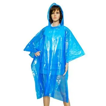 Raincoat Disposable Waterproof Reusable Rain coat Poncho for Men and Women