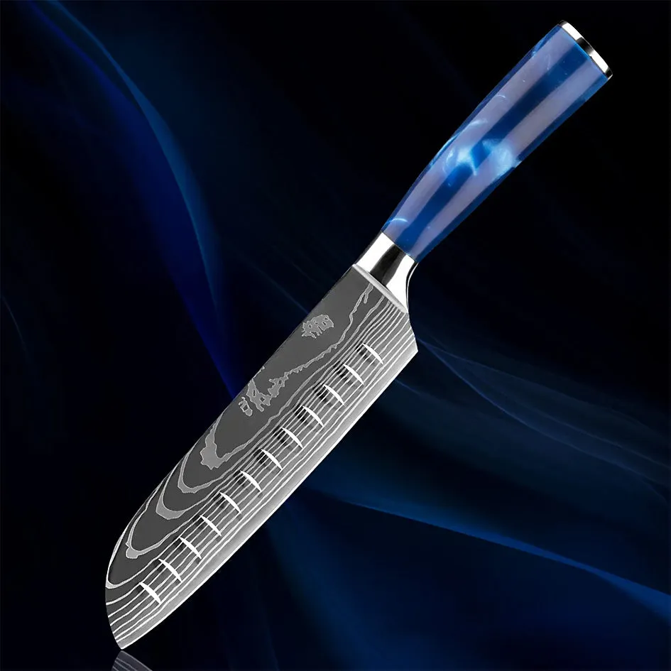 Razor Sharp Kitchen Knife Blue