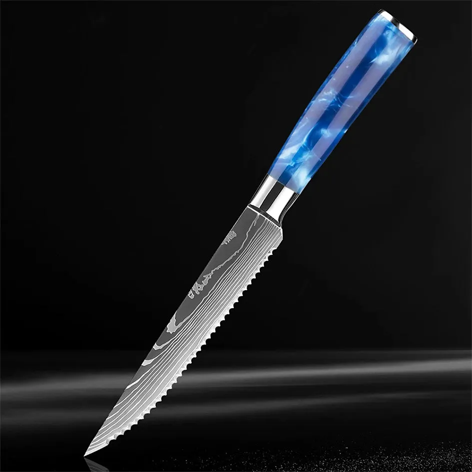 Razor Sharp Kitchen Knife Blue