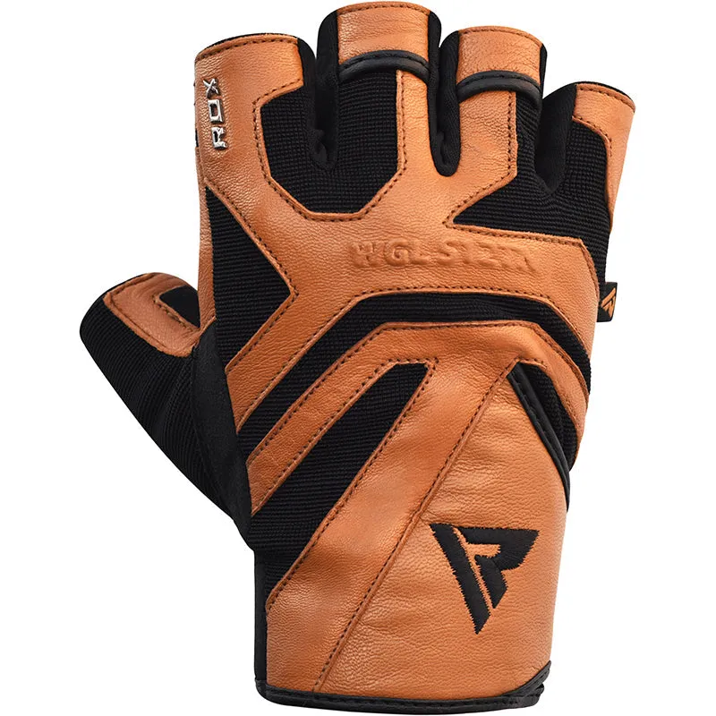 RDX S12 Leather Fitness Training Gloves