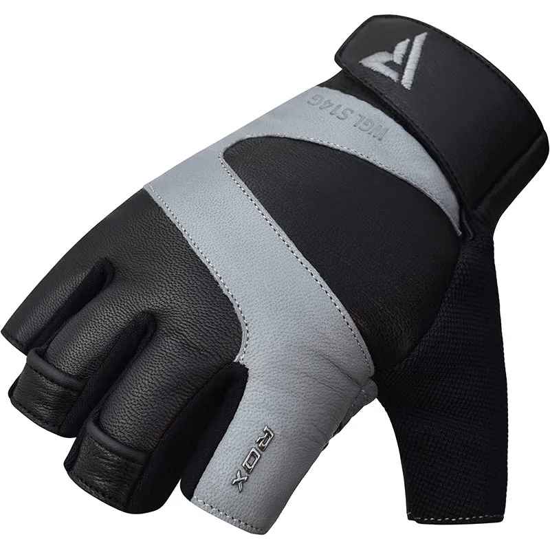 RDX S14 Leather Gym Gloves