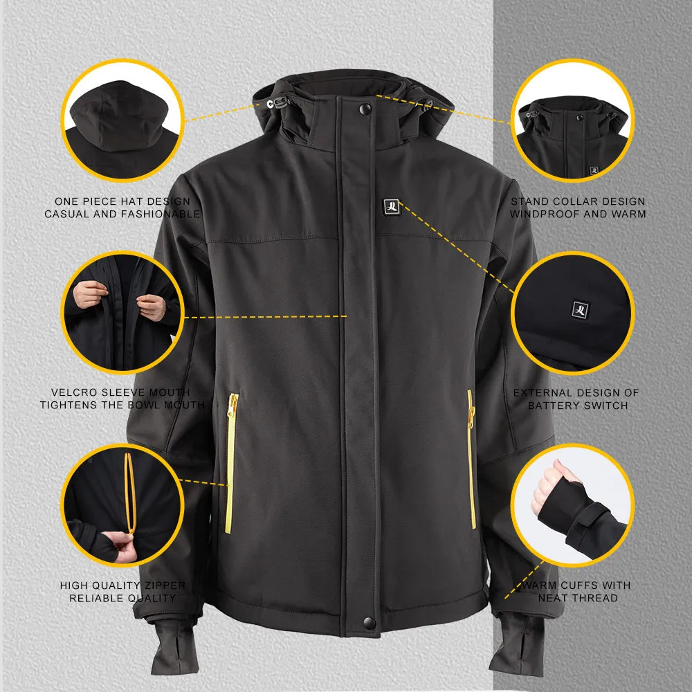 Savior Men's Waterproof Rechargeable Heated Jackets