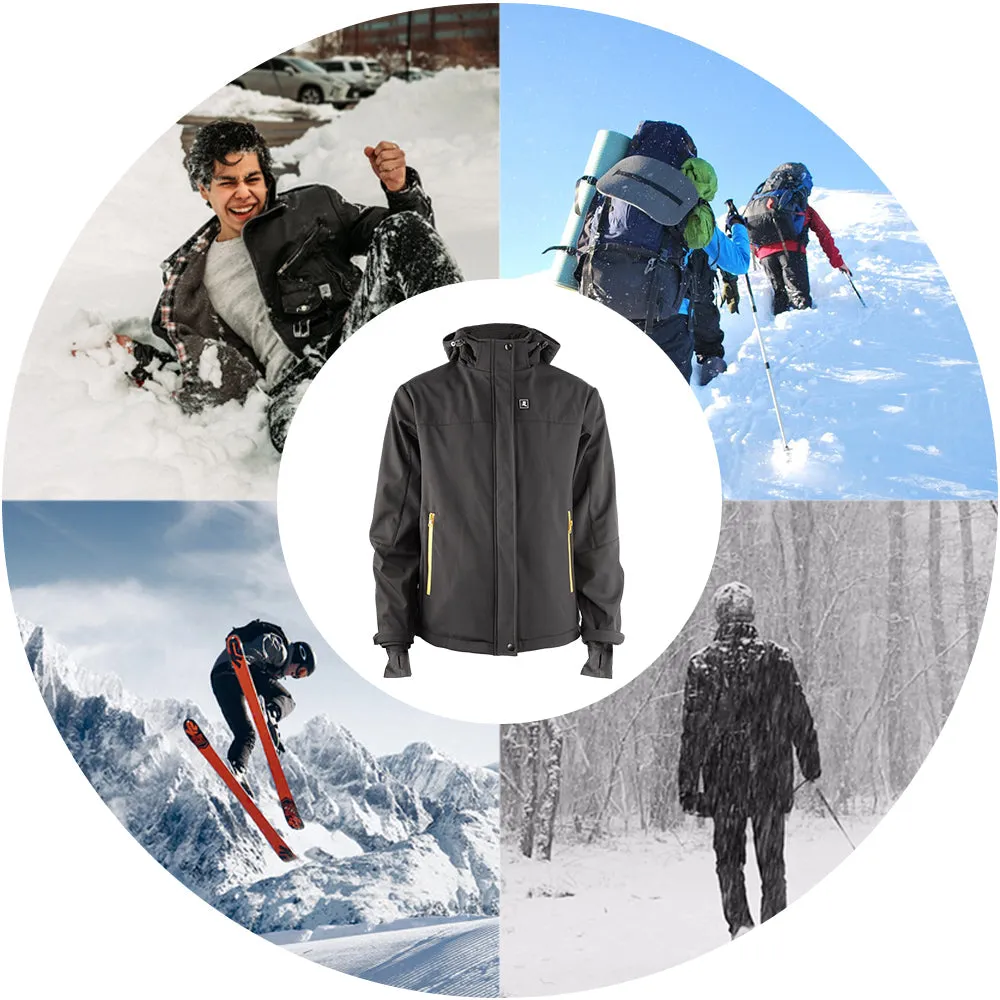 Savior Men's Waterproof Rechargeable Heated Jackets