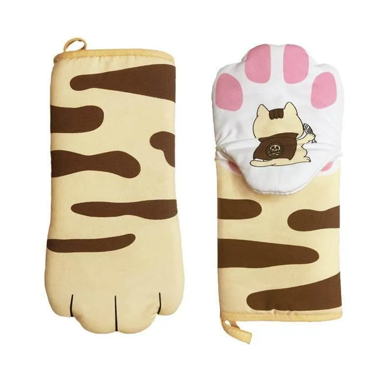 So Kawaii! Cat Paws Oven Mitt Gloves